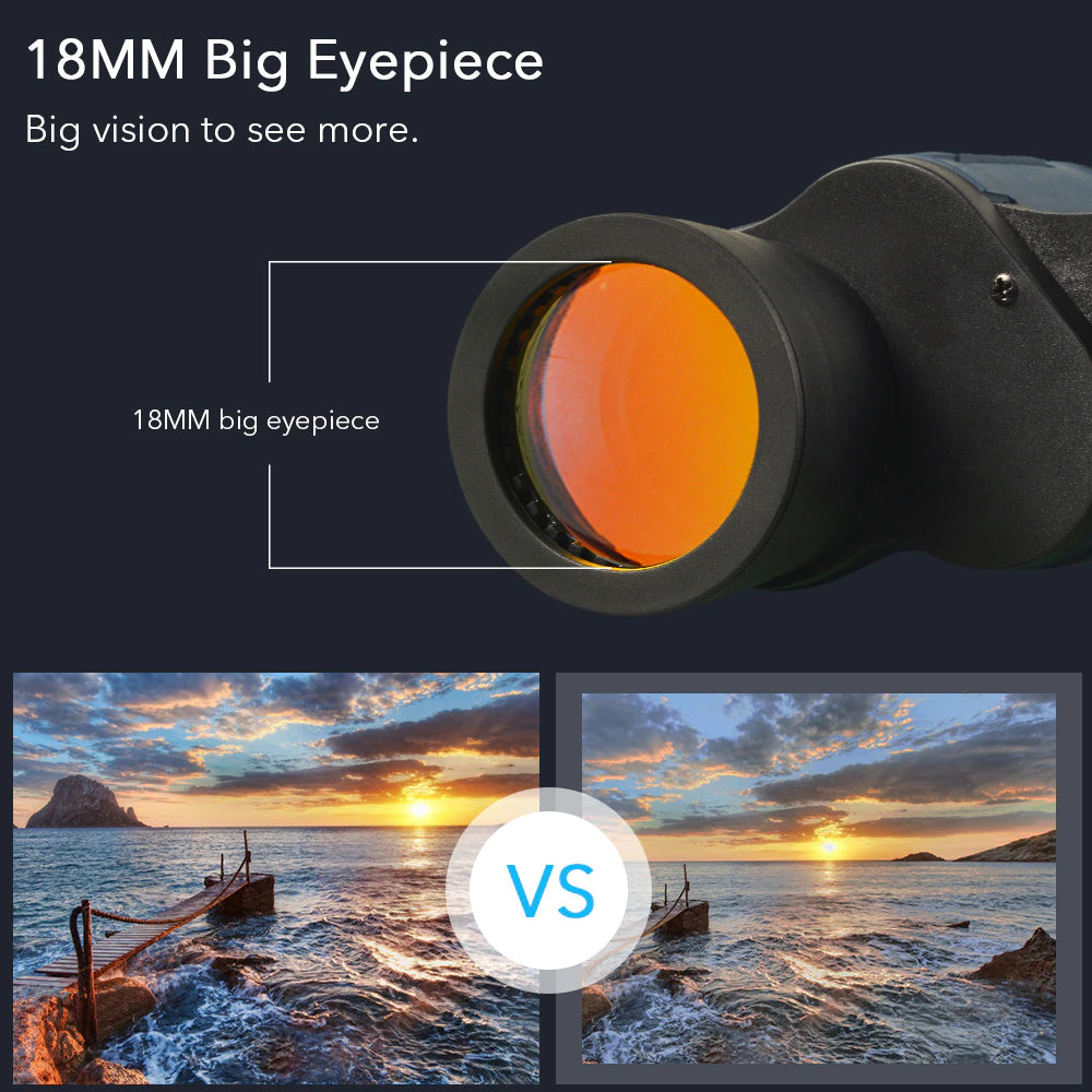 ALDO > Hobbies & Creative Arts> Collectibles> Scale Model APEXEL Professional Powerful Marine and Hunting Binoculars 60X60 Optics Telescope With Low Light Night Vision.