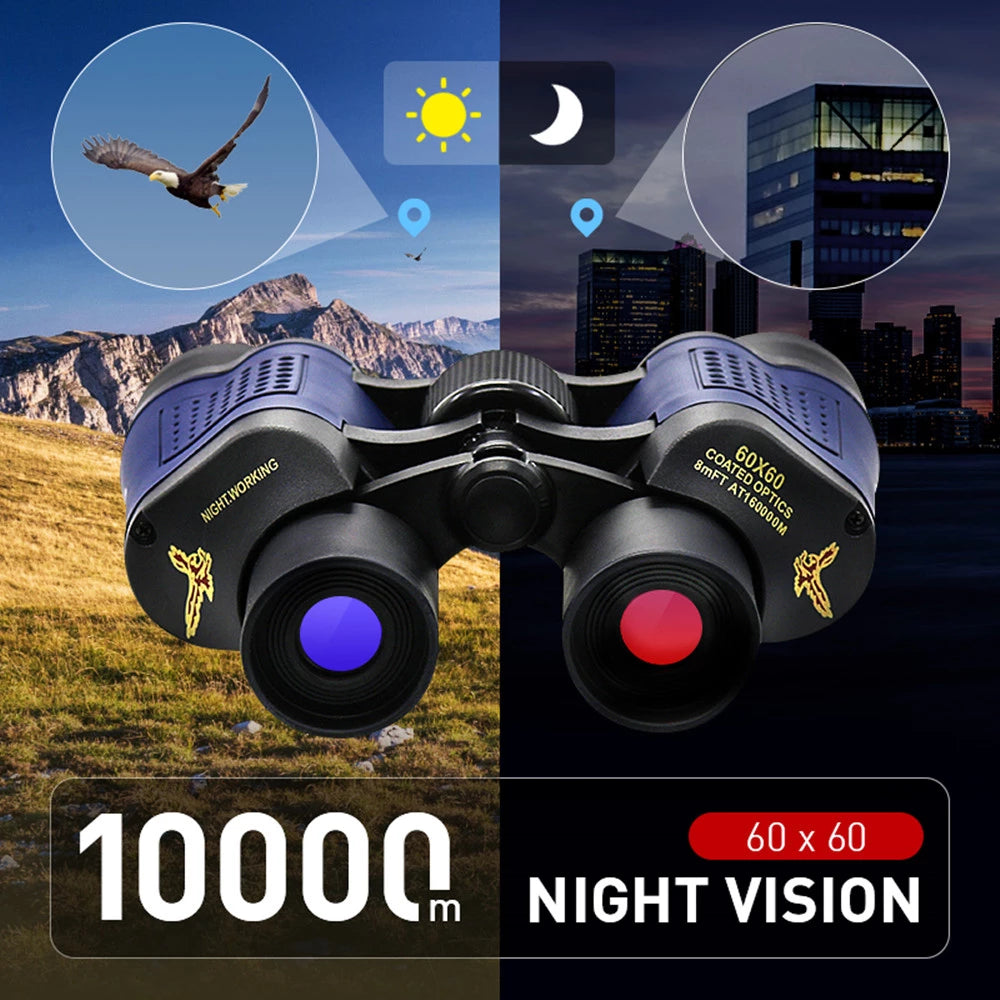 ALDO > Hobbies & Creative Arts> Collectibles> Scale Model APEXEL Professional Powerful Marine and Hunting Binoculars 60X60 Optics Telescope With Low Light Night Vision.