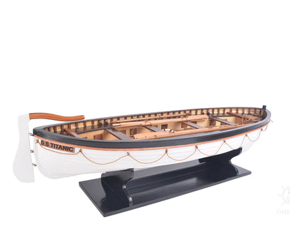 ALDO Hobbies & Creative Arts> Collectibles> Scale Model L: 22.5 W: 7.25 H: 6 Inches / NEW / Wood Lifeboat No 7 model of RMS Titanic Passenger Ship Ocean Liner Wood Model Assembled