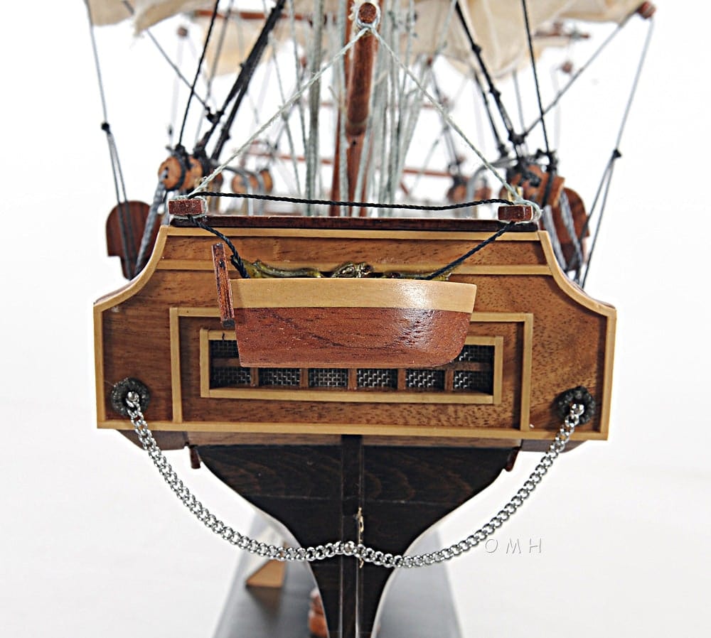 ALDO Hobbies & Creative Arts> Collectibles> Scale Model L: 26.5 W: 11 H: 49.75 Inches / NEW / Wood USS Constitution Tall Ship Wood  Small Model Sailboat Assembled with Floor Display Case