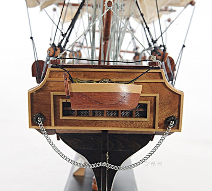 ALDO Hobbies & Creative Arts> Collectibles> Scale Model L: 26.5 W: 11 H: 49.75 Inches / NEW / Wood USS Constitution Tall Ship Wood  Small Model Sailboat Assembled with Floor Display Case