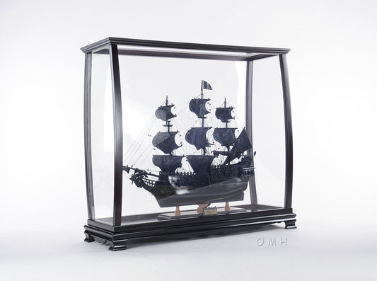 ALDO Hobbies & Creative Arts> Collectibles> Scale Model L: 28 W: 8 H: 24 Inches / NEW / Wood Black Pearl Pirates Tall Ship Model With Display Case