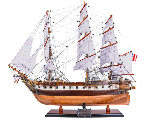 ALDO Hobbies & Creative Arts> Collectibles> Scale Model L: 29 W: 9.25 H: 26 Inches / NEW / Wood U.S.S. Constellation United States Navy Tall War Ship Medium Exclusive Edition Wood Model Sailboat Assembled