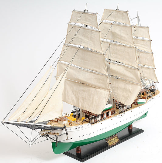 ALDO Hobbies & Creative Arts> Collectibles> Scale Model L: 34.5 W: 12 H: 25 Inches / NEW / Wood Denmark Holland Navy Tall War Ship Large Wood Model Sailboat Assembled