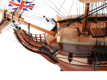 ALDO Hobbies & Creative Arts> Collectibles> Scale Model L: 37 W: 12 H: 31 Inches / new / wood HMS Surprise British Royal Navy Frigate Tall Ship  Portrayed in the Movie Master and Commander Wood Model Sailboat Assembled