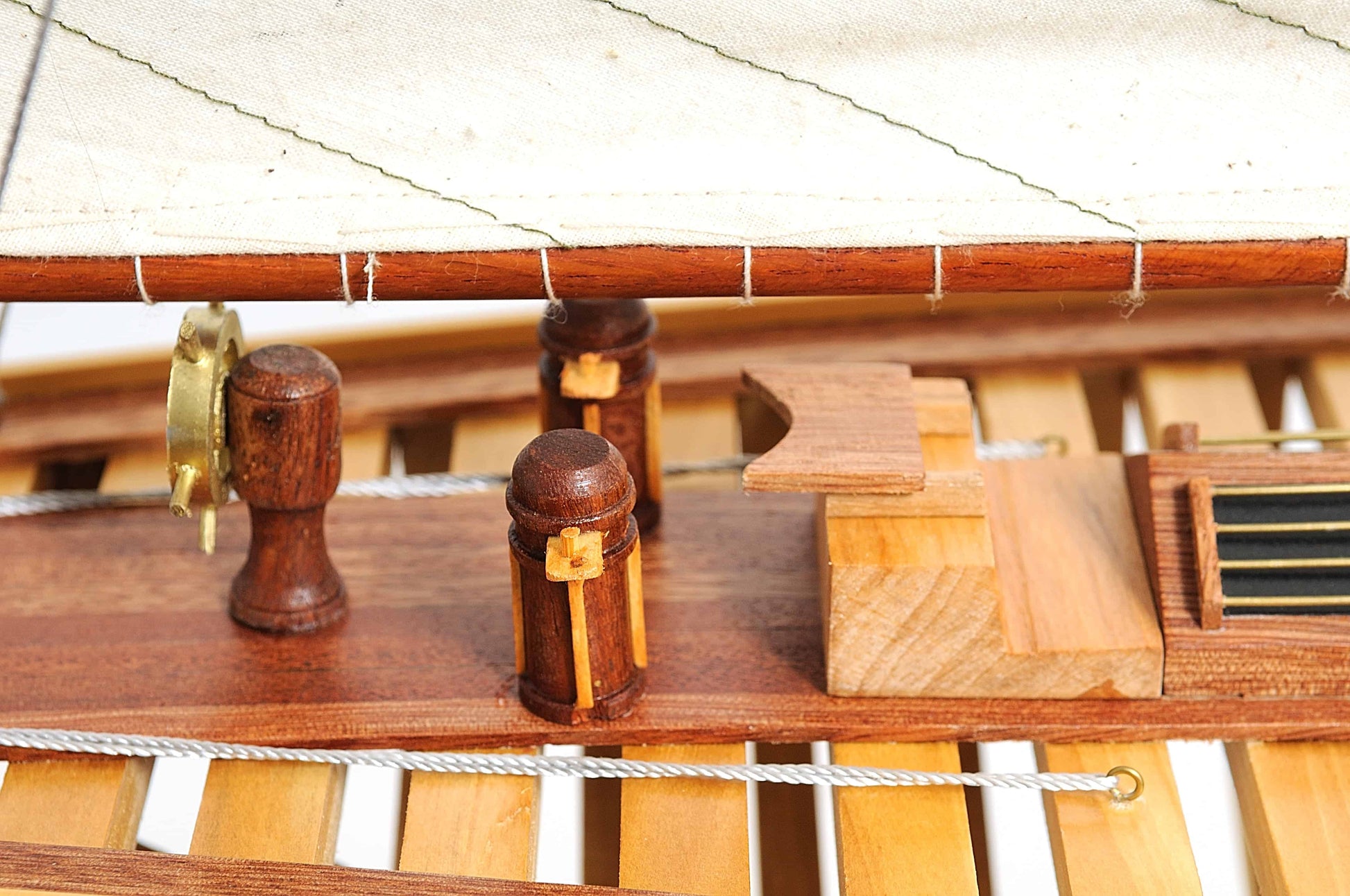 ALDO Hobbies & Creative Arts> Collectibles> Scale Model L: 38 W: 7 H: 46 Inches / NEW / Wood America's Cup Shamrock V is the J Class Classic Sailing Yacht Open Hull Medium Wood Model