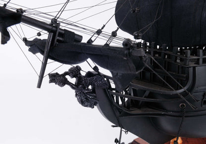 ALDO Hobbies & Creative Arts> Collectibles> Scale Model L: 40 W: 13.75 H: 39.25 Inches / NEW / Wood Black Pearl Pirates of The Caribbean Medium Tall Ship Wood Model Sailboat With Table Top Display Case Assembled