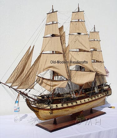 ALDO Hobbies & Creative Arts> Collectibles> Scale Model L: 72 W: 20 H: 60 Inches / NEW / Wood USS Constitution Exclusive Edition Xtra Large Tall Ship Wood Model Sailboat Assembled