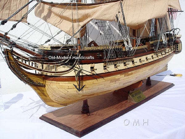 ALDO Hobbies & Creative Arts> Collectibles> Scale Model L: 72 W: 20 H: 60 Inches / NEW / Wood USS Constitution Exclusive Edition Xtra Large Tall Ship Wood Model Sailboat Assembled