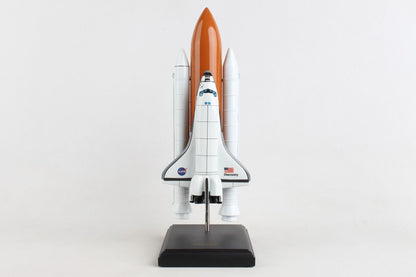 ALDO Hobbies & Creative Arts> Collectibles> Scale Model Length is 11" and wingspan is 4-1/2" Scale 1/200 / NEW / ABS NASA Space Shuttle Discovery Orbiter Full Stack  Wood Model Space Craft