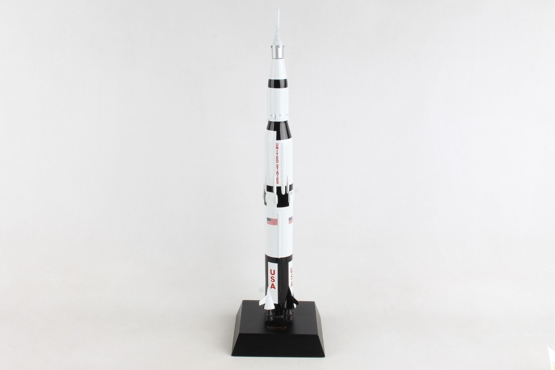 ALDO > Hobbies & Creative Arts> Collectibles> Scale Model NASA Apollo Saturn 1B Moon Rocket Launch Vehicle Solid Wood Desk Top Display  Spacecraft