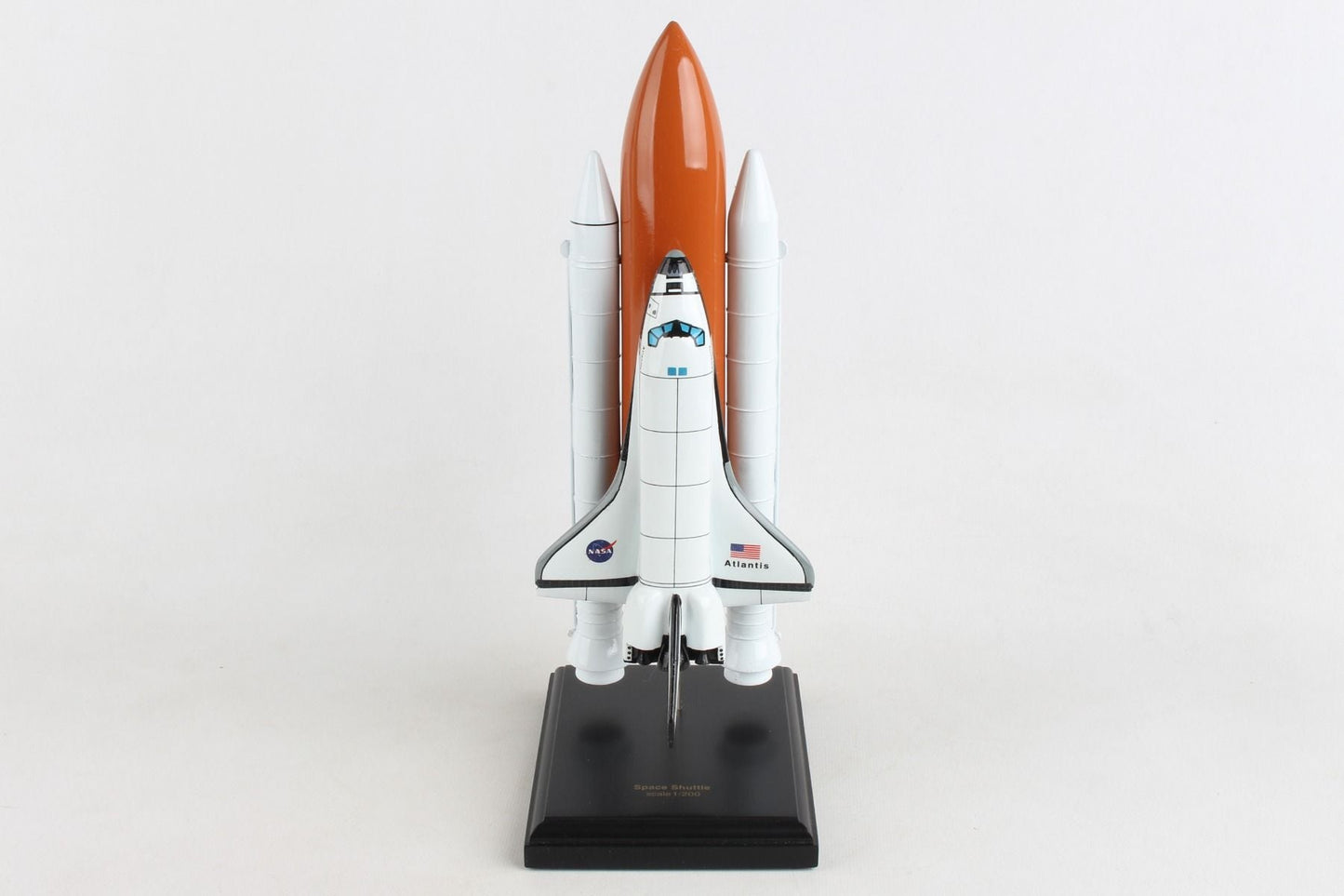 ALDO Hobbies & Creative Arts> Collectibles> Scale Model NASA Space Shuttle Atlantis Orbiter Full Stack Medium Wood Model Space Craft