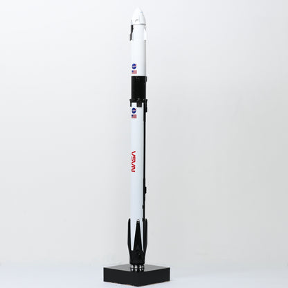 ALDO > Hobbies & Creative Arts> Collectibles> Scale Model NASA Space X Falcon 9 Rocket Manned Dragon Space Ship Spacecraft Diecast Model Desk Top Display.