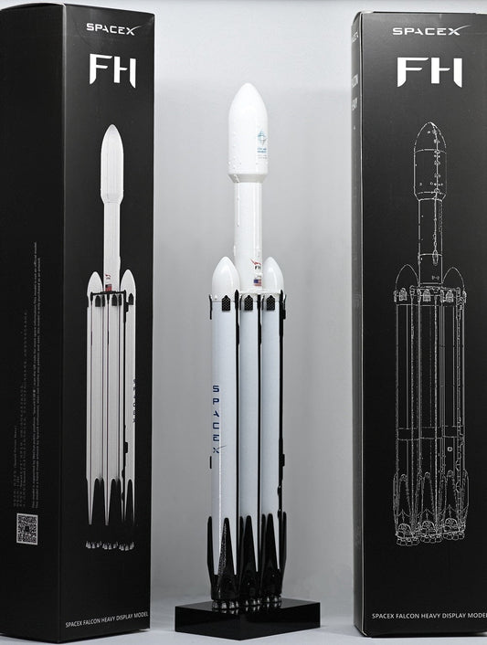 ALDO > Hobbies & Creative Arts> Collectibles> Scale Model NASA Space X Model Rocket Falcon Super Heavy Spacecraft Model Desk Top Display.