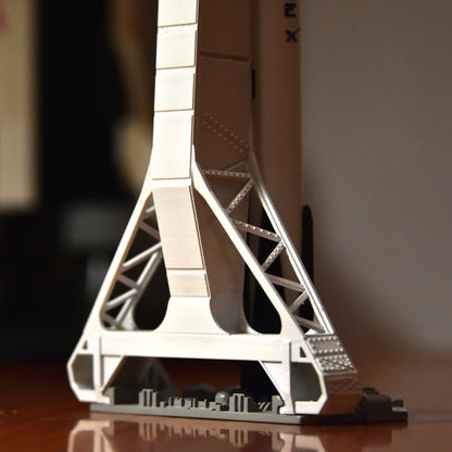 ALDO > Hobbies & Creative Arts> Collectibles> Scale Model NASA SpaceX Falcon 9 Rocket Manned Dragon Space Ship on Tower Launch Pad Spacecraft Desk Top Display.