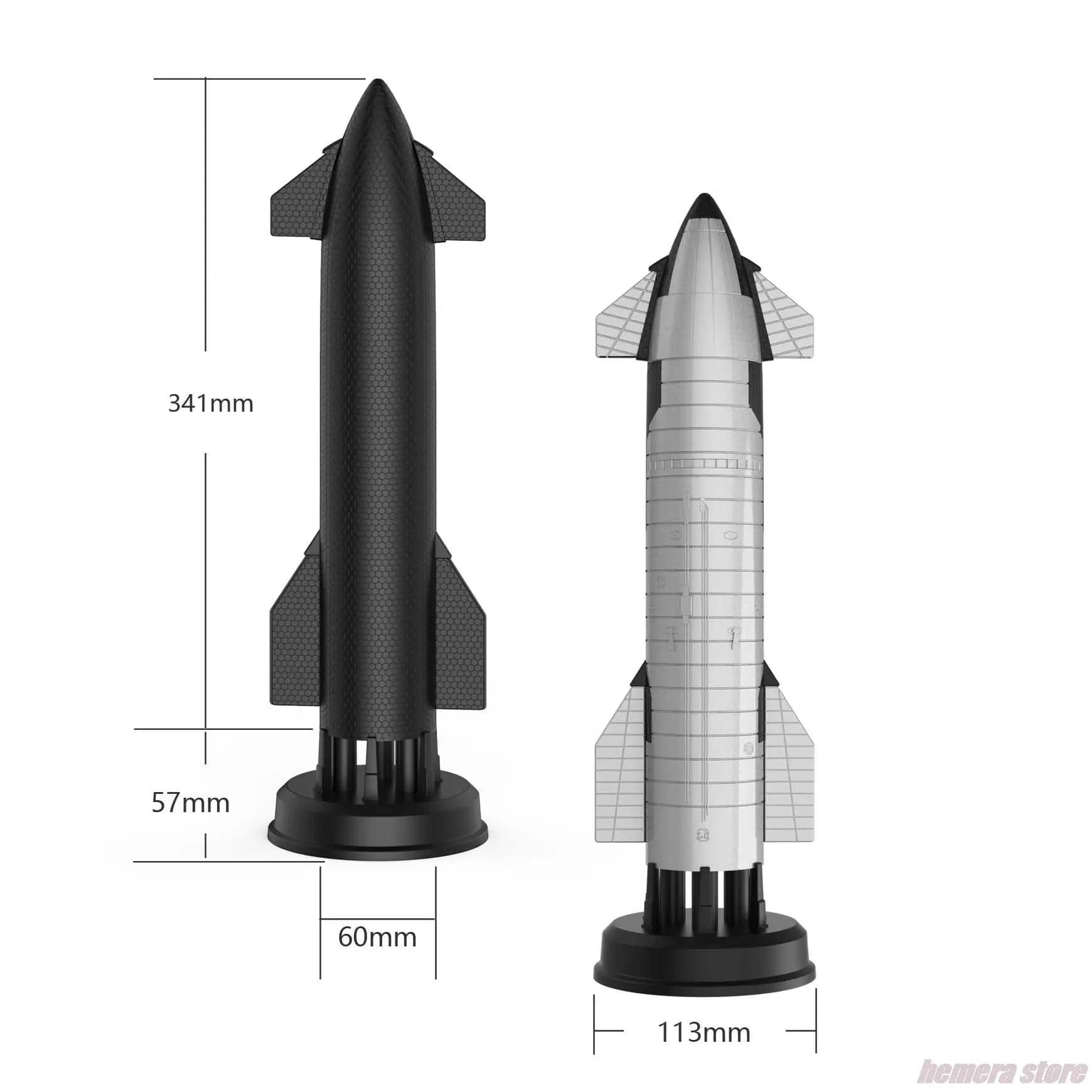 ALDO > Hobbies & Creative Arts> Collectibles> Scale Model NASA SpaceX Model Starlink Starship Model Spaceships SN24 Falcon Heavy Dragon Spaceship Spacecraft Model