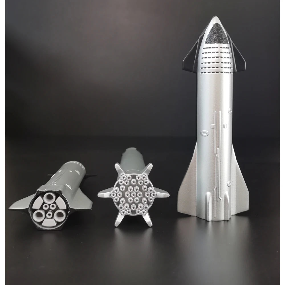 ALDO > Hobbies & Creative Arts> Collectibles> Scale Model NASA SpaceX Starship Super Heavy Rocket Model Spacecraft Metal Alloy Diecast Model Desk Top Display.