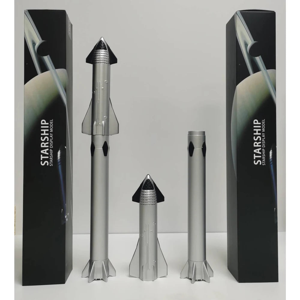 ALDO > Hobbies & Creative Arts> Collectibles> Scale Model NASA SpaceX Starship Super Heavy Rocket Model Spacecraft Metal Alloy Diecast Model Desk Top Display.