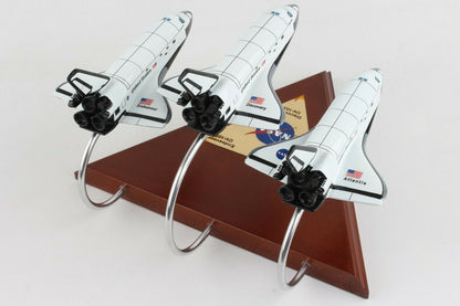 ALDO Hobbies & Creative Arts> Collectibles> Scale Model NASA US Space Shuttles Orbiters Atlantis, Endeavour and Discovery Wood Models Collection