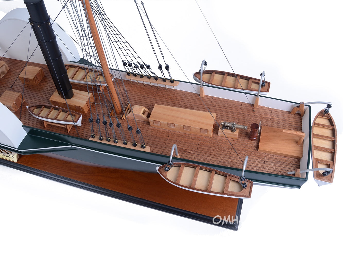 ALDO Hobbies & Creative Arts> Collectibles> Scale Model Nemesis England’s First Ocean-Going Iron Warship Sailboat Exclusive Edition Wood Model Assembled