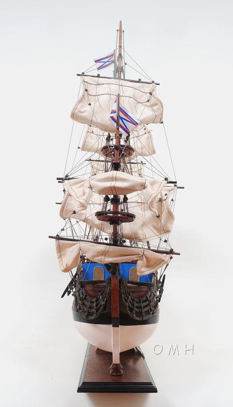 Aldo Hobbies & Creative Arts> Collectibles> Scale Model new / Wood / L: 37.5 W: 11.5 H: 33 Inches Peter the Great Flagship Tallship Providence of God Goto Predestination Excusive Edition Large Wood Model Sailboat Assembled