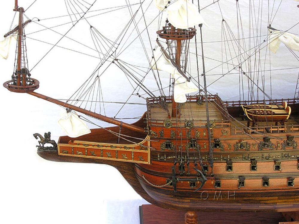 Aldo Hobbies & Creative Arts> Collectibles> Scale Model new / Wood / L: 58 W: 17 H: 53 Inches HMS Sovereign Of The Seas Royal Navy Tall Ship X Large  Wood Model Assembled
