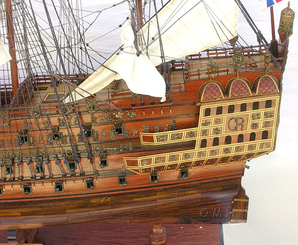 Aldo Hobbies & Creative Arts> Collectibles> Scale Model new / Wood / L: 58 W: 17 H: 53 Inches HMS Sovereign Of The Seas Royal Navy Tall Ship X Large  Wood Model Assembled