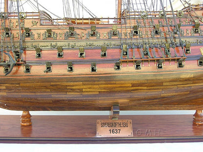 Aldo Hobbies & Creative Arts> Collectibles> Scale Model new / Wood / L: 58 W: 17 H: 53 Inches HMS Sovereign Of The Seas Royal Navy Tall Ship X Large  Wood Model Assembled