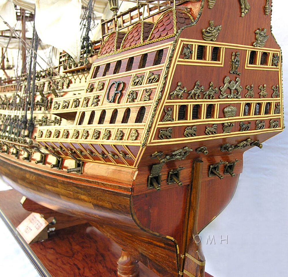 Aldo Hobbies & Creative Arts> Collectibles> Scale Model new / Wood / L: 58 W: 17 H: 53 Inches HMS Sovereign Of The Seas Royal Navy Tall Ship X Large  Wood Model Assembled