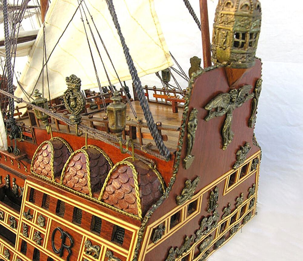Aldo Hobbies & Creative Arts> Collectibles> Scale Model new / Wood / L: 58 W: 17 H: 53 Inches HMS Sovereign Of The Seas Royal Navy Tall Ship X Large  Wood Model Assembled