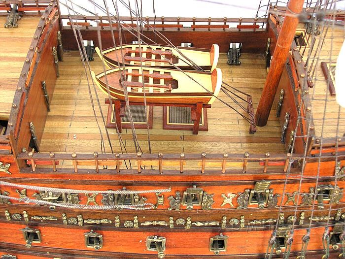 Aldo Hobbies & Creative Arts> Collectibles> Scale Model new / Wood / L: 58 W: 17 H: 53 Inches HMS Sovereign Of The Seas Royal Navy Tall Ship X Large  Wood Model Assembled