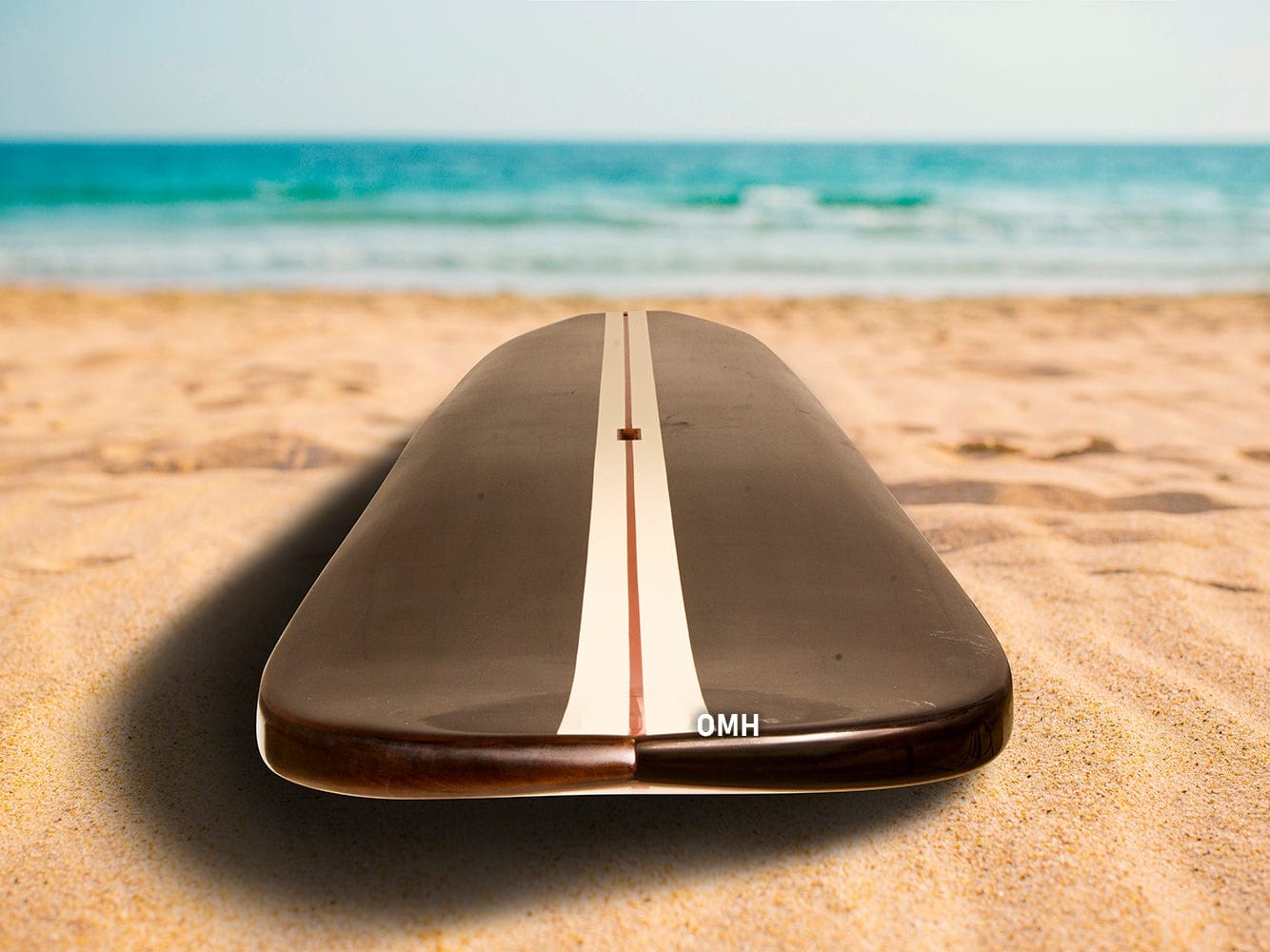 ALDO Hobbies & Creative Arts> Collectibles> Scale Model Real Fully Functional Black Paddle Board in Classic  Cedarwood 11ft with 1 fin