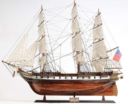 ALDO Hobbies & Creative Arts> Collectibles> Scale Model United States Navy USS Constellation Tall Ship  Wood Model Sailboat Assembled