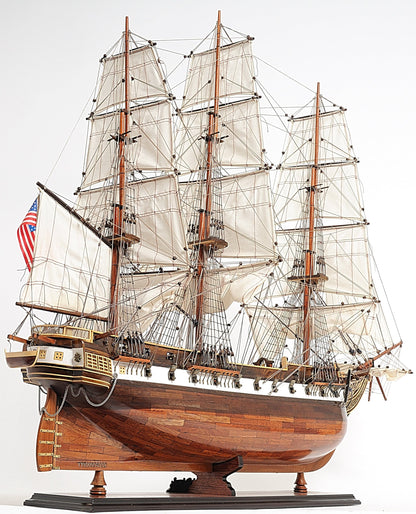 ALDO Hobbies & Creative Arts> Collectibles> Scale Model United States Navy USS Constellation Tall Ship Xtra Large  Wood Model Sailboat Assembled