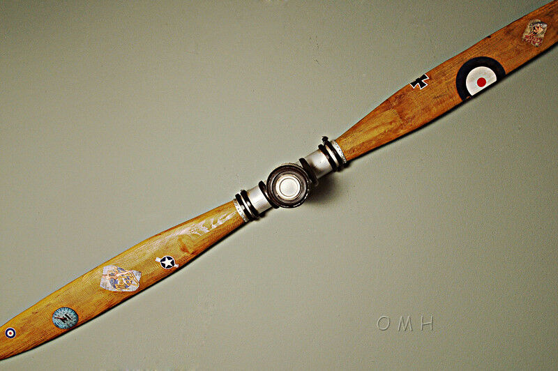 ALDO Hobbies & Creative Arts > Collectibles > Scale Models Airplane Vintage Propeller Extra large Wood Model Assembled