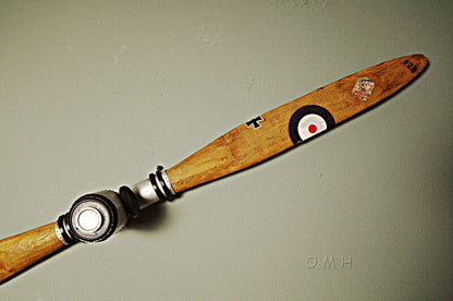 ALDO Hobbies & Creative Arts > Collectibles > Scale Models Airplane Vintage Propeller Extra large Wood Model Assembled