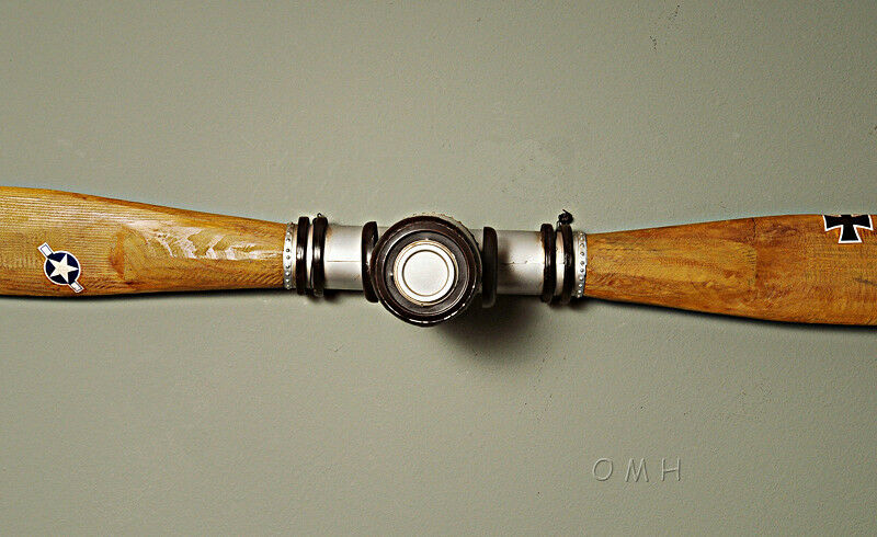 ALDO Hobbies & Creative Arts > Collectibles > Scale Models Airplane Vintage Propeller Extra large Wood Model Assembled