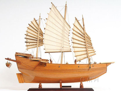 ALDO Hobbies & Creative Arts > Collectibles > Scale Models Chinese Junk Pirate Sailboat Wood Large Model Ship Assembled