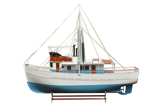 ALDO Hobbies & Creative Arts > Collectibles > Scale Models Dickie Walker Fishing Boat XXXL Wood Model Ship Assembled