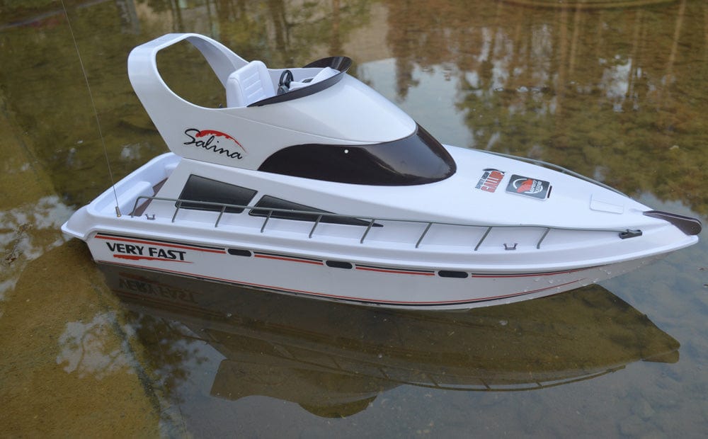 ALDO Hobbies & Creative Arts > Collectibles > Scale Models Dimensions: 70 x 19.5 x 31cm / 27.5" Long x 7.7 " Wide x 12.2" Toll Inches / NEW / ABS Radio Controlled Salina Royal Luxury Yacht Model Speedboat Ship Assembled