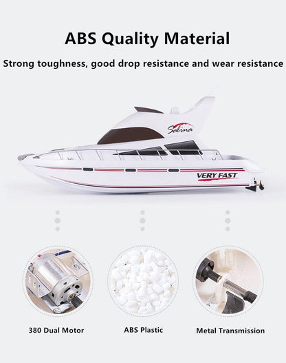ALDO Hobbies & Creative Arts > Collectibles > Scale Models Dimensions: 70 x 19.5 x 31cm / 27.5" Long x 7.7 " Wide x 12.2" Toll Inches / NEW / ABS Radio Controlled Salina Royal Luxury Yacht Model Speedboat Ship Assembled