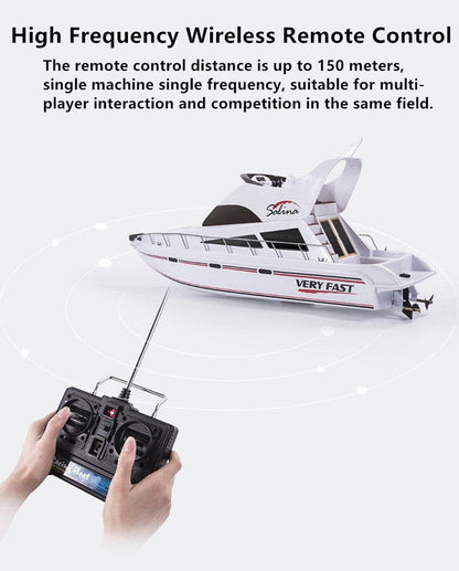 ALDO Hobbies & Creative Arts > Collectibles > Scale Models Dimensions: 70 x 19.5 x 31cm / 27.5" Long x 7.7 " Wide x 12.2" Toll Inches / NEW / ABS Radio Controlled Salina Royal Luxury Yacht Model Speedboat Ship Assembled