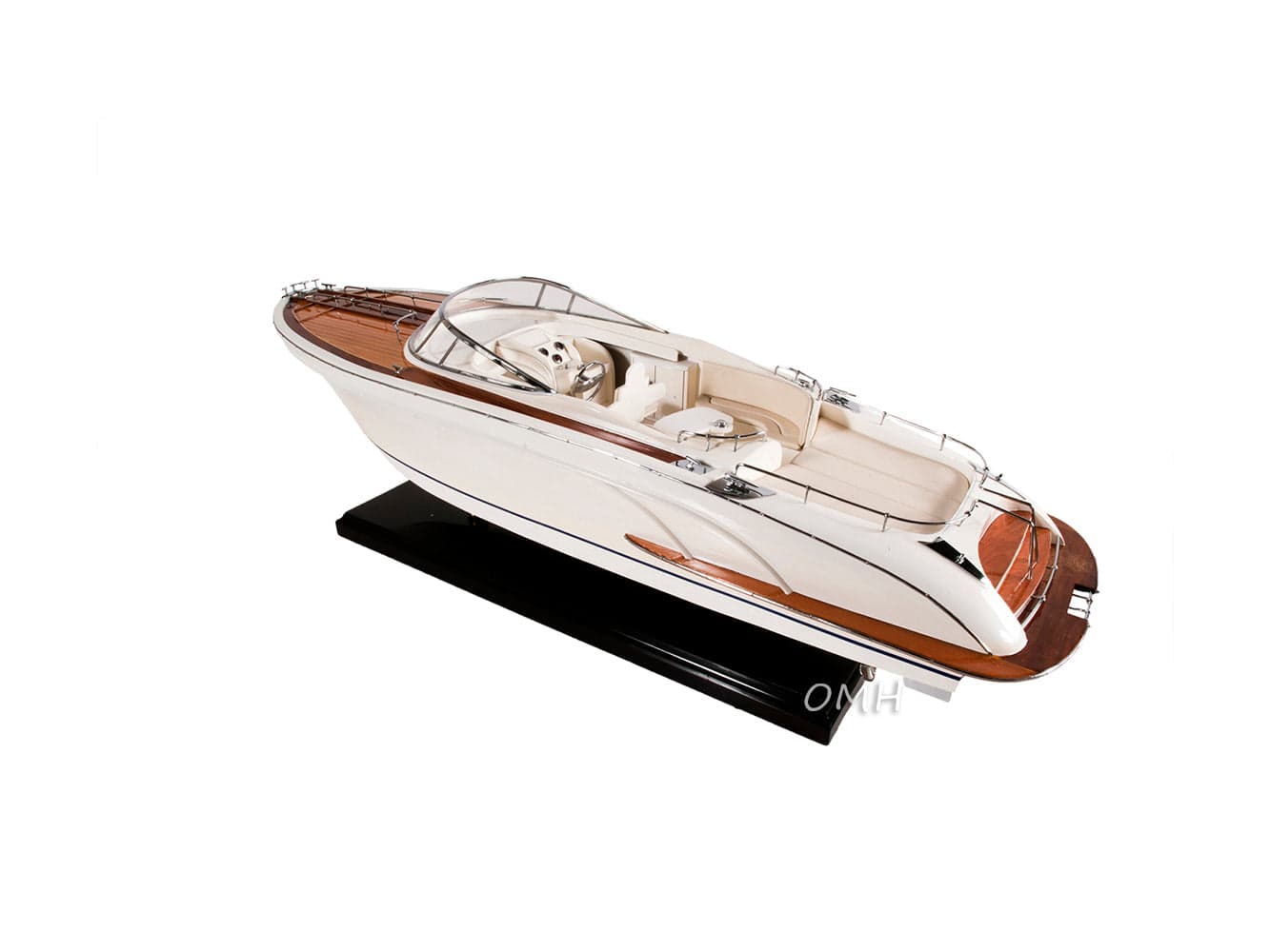 ALDO Hobbies & Creative Arts > Collectibles > Scale Models Italian Speed Boat Rivarama large Model Ship Assembled