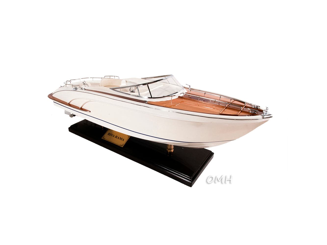 ALDO Hobbies & Creative Arts > Collectibles > Scale Models Italian Speed Boat Rivarama large Model Ship Assembled