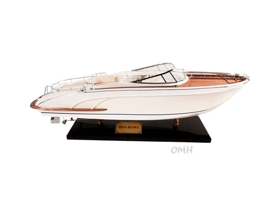 ALDO Hobbies & Creative Arts > Collectibles > Scale Models Italian Speed Boat Rivarama large Model Ship Assembled