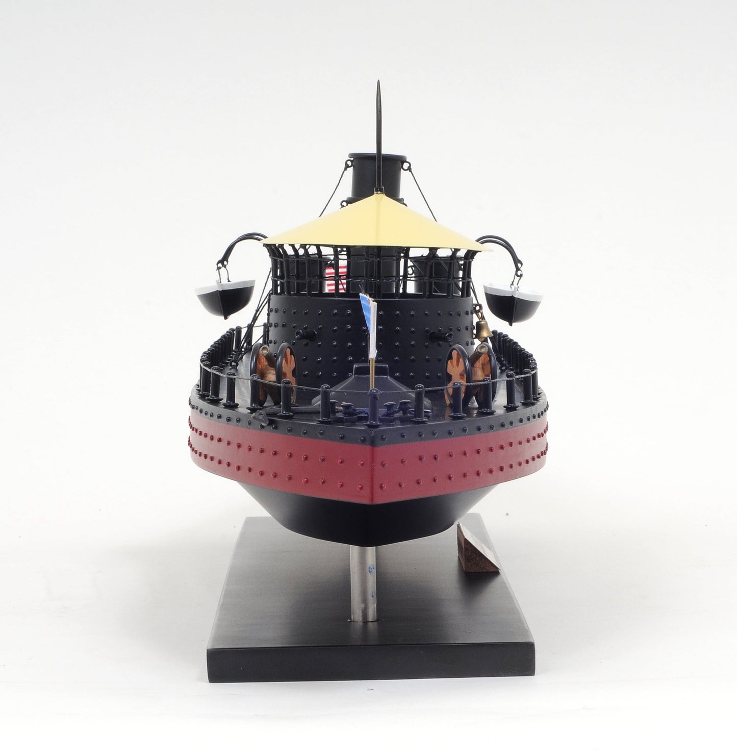 ALDO Hobbies & Creative Arts > Collectibles > Scale Models L: 24.5 W: 7 H: 10.5 Inches / NEW / wood U.S.S. Monitor Ironclad Steam Powered Ship Exclusive Edition Model Assembled