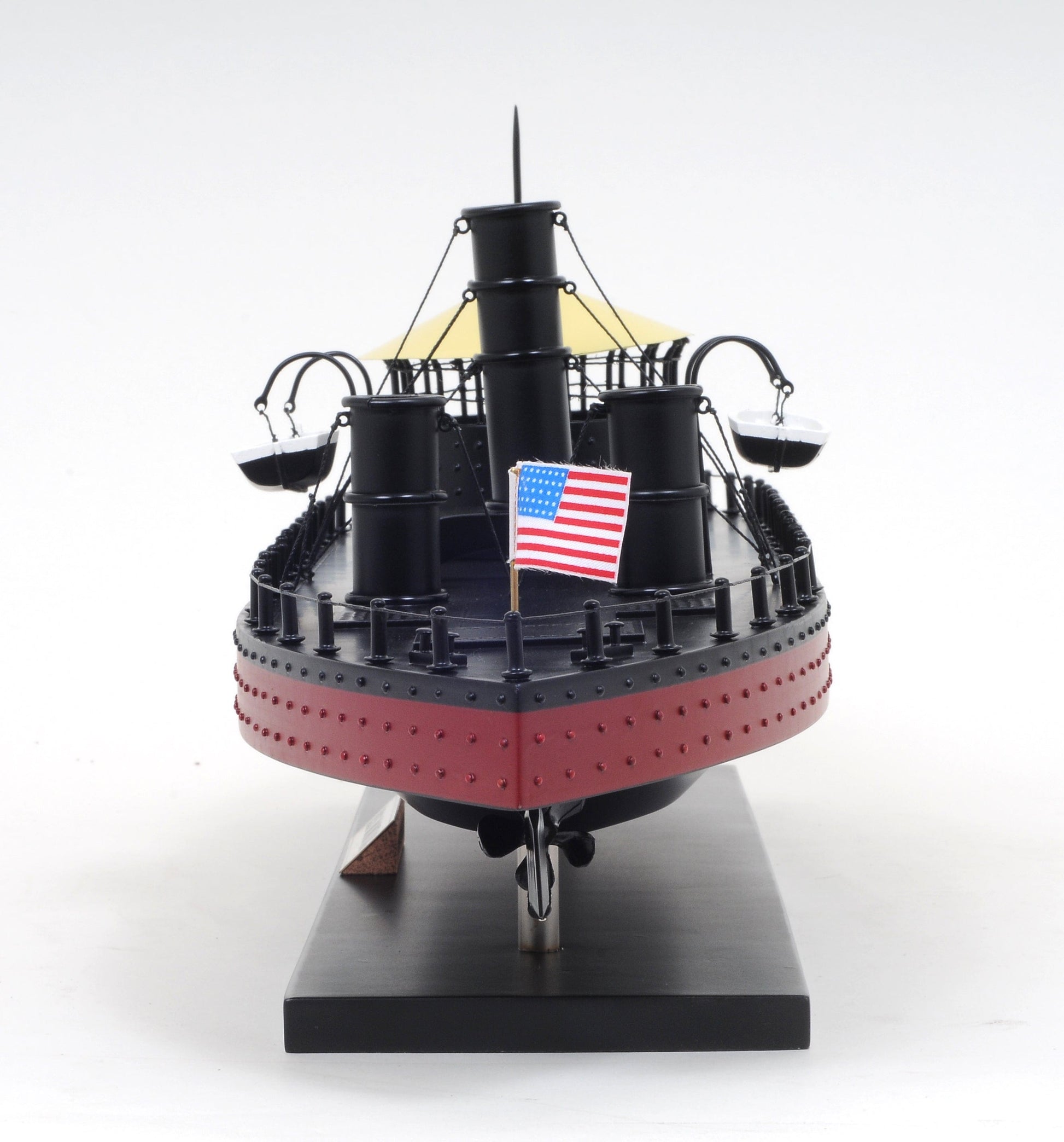 ALDO Hobbies & Creative Arts > Collectibles > Scale Models L: 24.5 W: 7 H: 10.5 Inches / NEW / wood U.S.S. Monitor Ironclad Steam Powered Ship Exclusive Edition Model Assembled
