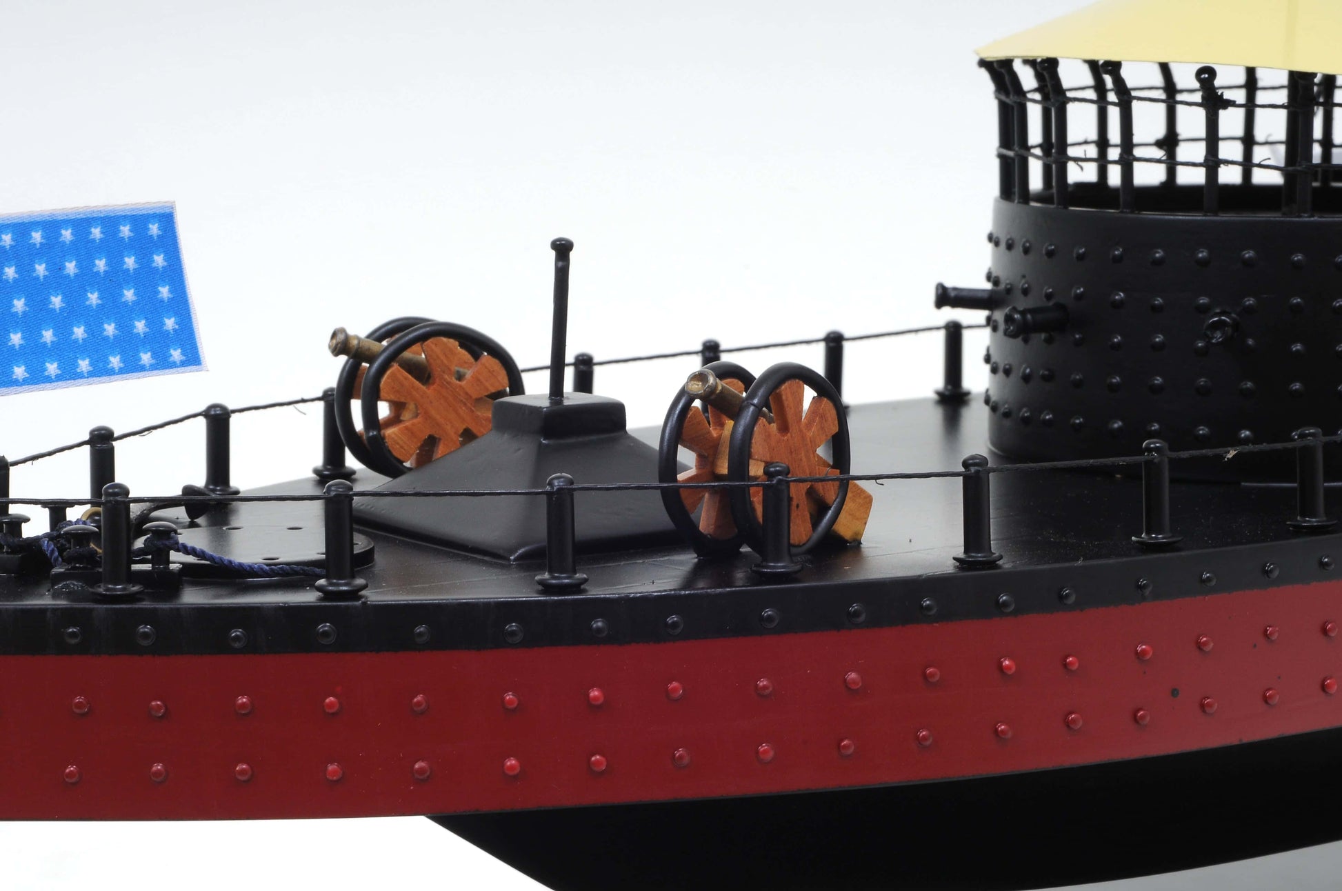 ALDO Hobbies & Creative Arts > Collectibles > Scale Models L: 24.5 W: 7 H: 10.5 Inches / NEW / wood U.S.S. Monitor Ironclad Steam Powered Ship Exclusive Edition Model Assembled