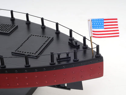 ALDO Hobbies & Creative Arts > Collectibles > Scale Models L: 24.5 W: 7 H: 10.5 Inches / NEW / wood U.S.S. Monitor Ironclad Steam Powered Ship Exclusive Edition Model Assembled