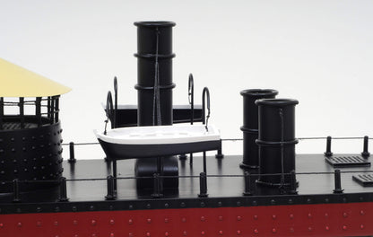 ALDO Hobbies & Creative Arts > Collectibles > Scale Models L: 24.5 W: 7 H: 10.5 Inches / NEW / wood U.S.S. Monitor Ironclad Steam Powered Ship Exclusive Edition Model Assembled